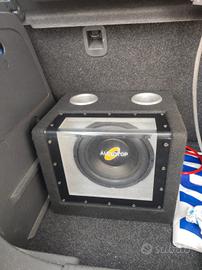 Subwoofer auto Audiotop 460W 4 Ohm+ amplificatore
