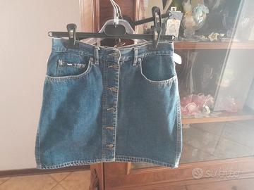minigonna in jeans 
