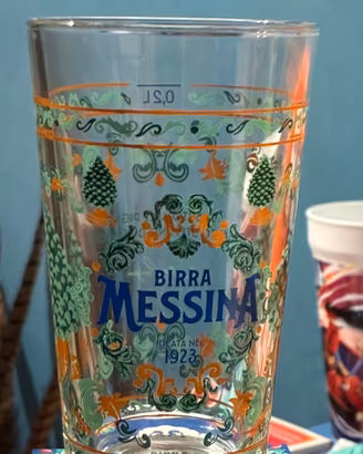 Bicchiere birra Messina
