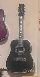 chitarra acustica eko 12 corde 1983