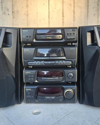 Stereo Hifi TECHNICS SA-E50 con  equalizzatore+cd