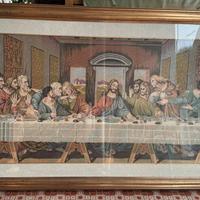 Quadro ricamato a mano