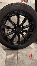 Gomme invernali 195/55 R16 e cerchi MAK neri