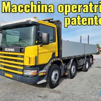Scania 114g380 8x2 macchina operatrice | patente b