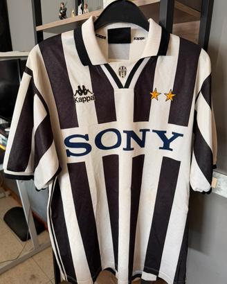 Ancien Maillot Juventus Années 50 - Taille S Enfant - Lainette - Numéro 10