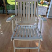 Sedie in legno con braccioli ripiegabili