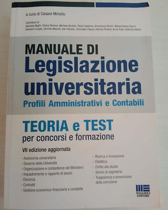 Manuale di legislazione universitaria