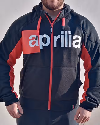 FELPA CON CAPPUCCIO APRILIA NEXT RIVAL TECH