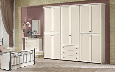 ARMADIO MONDO CONV CECILIA a 10 ante e 3 cassetti