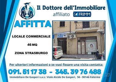 Locale commerciale 46 mq zona Strasburgo
