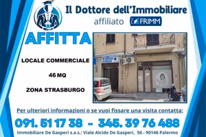 Locale commerciale 46 mq zona Strasburgo