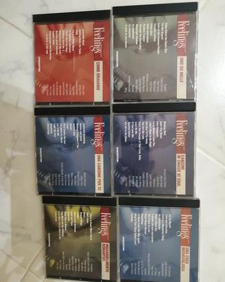 CD feelings le canzoni del cuore. Lotto di 6