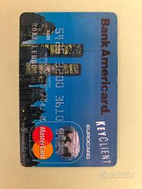 Carta BankAmericard MasterCard