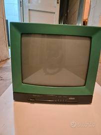 TV CRT Séleco 14" verde vintage 