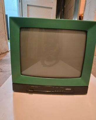 TV CRT Séleco 14" verde vintage 