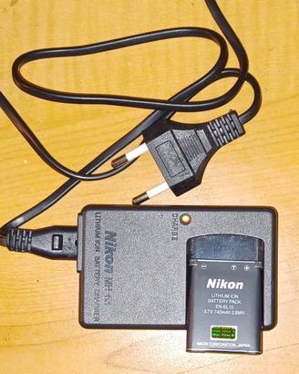 Alimentatore e batteria x Nikon colpix