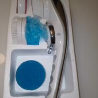 Set doccino con accessori per benessere.