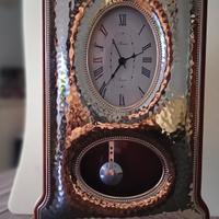 Orologio argento pendolo da tavolo