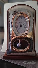 Orologio argento pendolo da tavolo