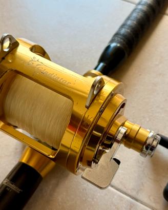 Combo ITALCANNA Gladiator 6/0 + Luxor 30/50 Tonno