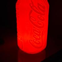 Lampada d'arredo Coca Cola stampata 3D