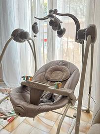 passeggino, box e altalena