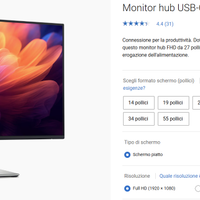 Monitor hub USB-C Dell Pro 27 Plus - P2725HE