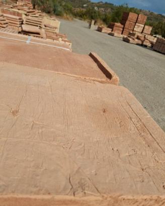 Copri muro Cimasa in cotto fatto a mano da 32 cm