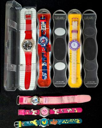 6 Orologi marche varie (Swatch - Flik Flak - Vari)