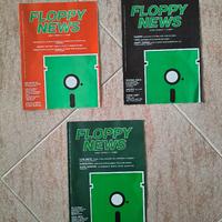 3 Riviste Floppy News (Commodore 64 e 128)