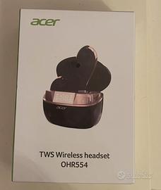 Auricolari Bluetooth Acer  -NUOVO - Wireless 5.4
