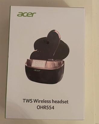 Auricolari Bluetooth Acer  -NUOVO - Wireless 5.4