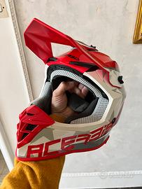 Casco moto motocross