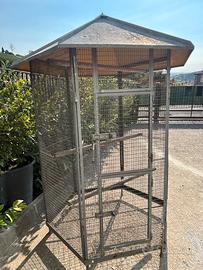 Gabbione per uccelli