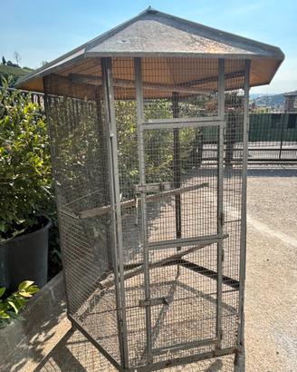 Gabbione per uccelli