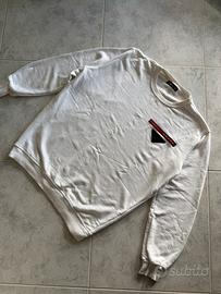 Felpa Prada Milano bianca da uomo tg XL