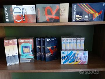 Videocassette nuove vergini sigillate vhs
