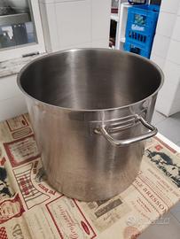 Pentola professionale acciaio inox  alta capacità