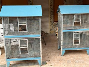 Voliere a due piani V2P