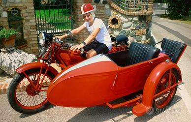 Moto Guzzi Sport 14 con sidecar Longhi  4 posti
