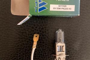 LAMPADE ALOGENE 4 PZ 6 V 55W H3