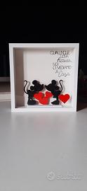 cornice 3d topolino e minnie 