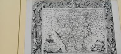 stampa antica di territorio Bergamasco  rarissima 