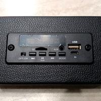 Fiat 500 epoca Autoradio con casse