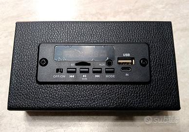 Fiat 500 epoca Autoradio con casse