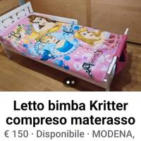 Lettino bimba/o