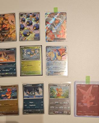 Carte Pokemon Luce Nera e Fuoco Bianco Victini