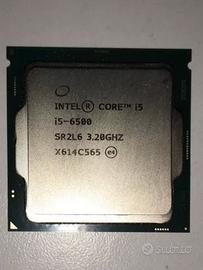 CPU intel i5 6500 6” generazione