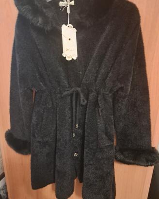 giaccone nuovo in pelliccia rasata