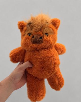 Peluche mucca Highland morbida 45 cm